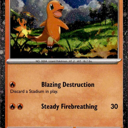 Charmander (007/091) (Cosmos Holo) [Scarlet & Violet: Paldean Fates]