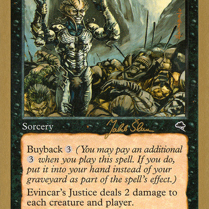 Evincar's Justice (Jakub Slemr) (SB) [World Championship Decks 1999]