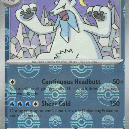Beartic (026/086) (Poke Ball Pattern) [Scarlet & Violet: Black Bolt]