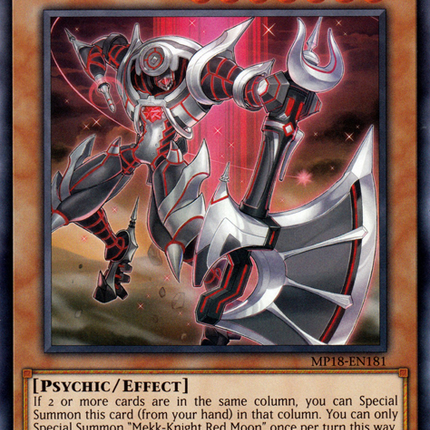 Mekk-Knight Red Moon [MP18-EN181] Rare