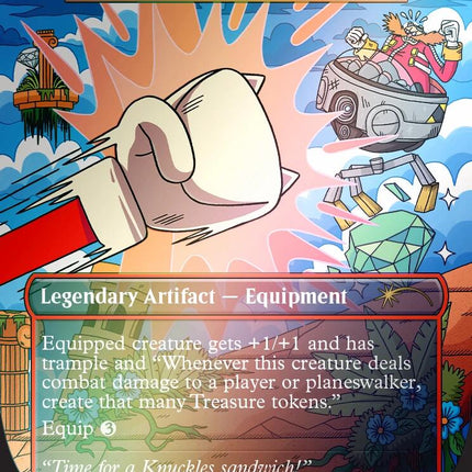 Knuckles's Gloves - The Reaver Cleaver (Rainbow Foil) [Secret Lair Drop Series]