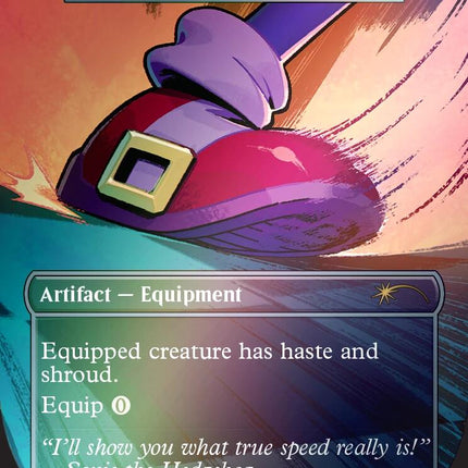 Power Sneakers - Lightning Greaves (Rainbow Foil) [Secret Lair Drop Series]