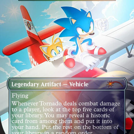 Tornado, Sonic's Biplane - Weatherlight (Rainbow Foil) [Secret Lair Drop Series]