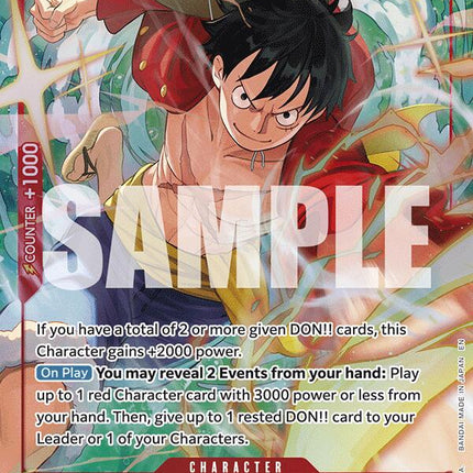 Monkey.D.Luffy (Alternate Art) [Legacy of the Master]