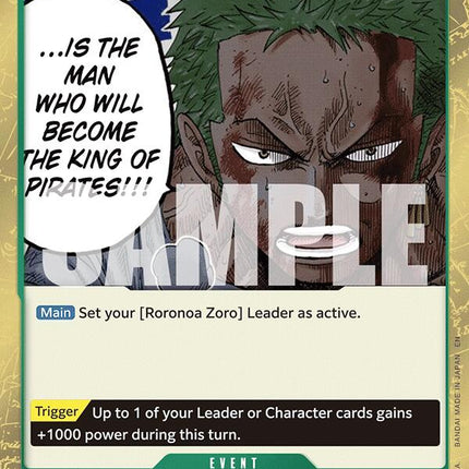 Luffy Is the Man Who Will Become the King of Pirates!!! (OP12-039) [Legacy of the Master]