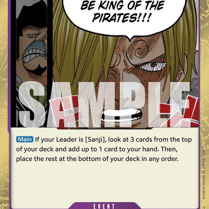 Luffy Is the Man Who Will Be King of the Pirates!!! (OP12-079) [Legacy of the Master]