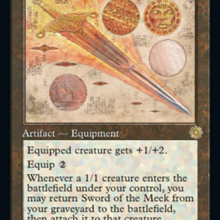 Sword of the Meek (Retro Schematic) [The Brothers' War Retro Artifacts]