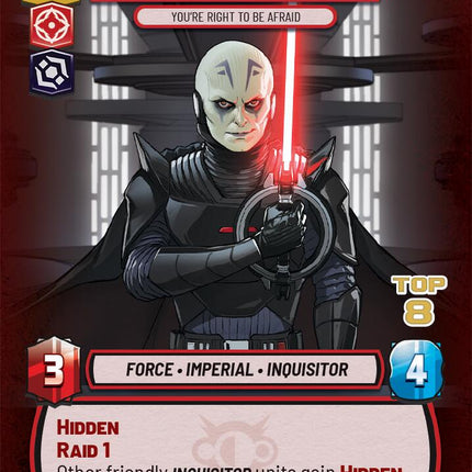 Grand Inquisitor - You're Right to Be Afraid (Top 8) (15) (15) [Organized Play Promos]
