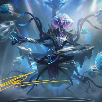 Mm'menon, the Right Hand Art Card (Gold-Stamped Signature) [Edge of Eternities Art Series]