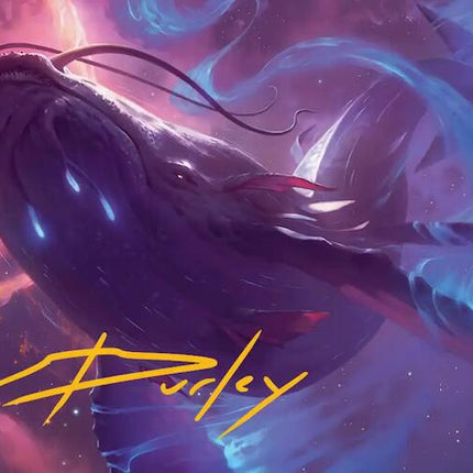 Starbreach Whale Art Card (Gold-Stamped Signature) [Edge of Eternities Art Series]