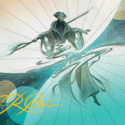 Weftwalking Art Card (Gold-Stamped Signature) [Edge of Eternities Art Series]
