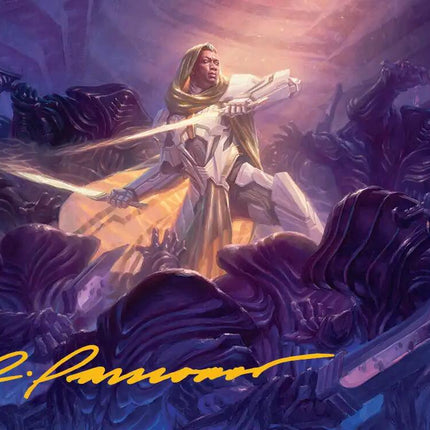 Syr Vondam, Sunstar Exemplar Art Card (Gold-Stamped Signature) [Edge of Eternities Art Series]