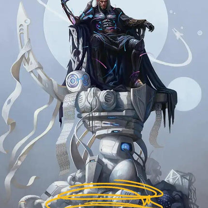 Tezzeret, Cruel Captain Art Card (35/54) (Gold-Stamped Signature) [Edge of Eternities Art Series]