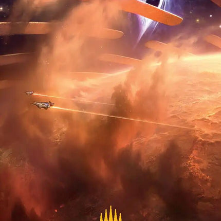 Adagia, Windswept Bastion Art Card (Gold-Stamped Planeswalker Symbol) [Edge of Eternities Art Series]