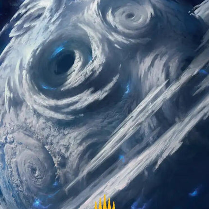 Uthros, Titanic Godcore Art Card (Gold-Stamped Planeswalker Symbol) [Edge of Eternities Art Series]