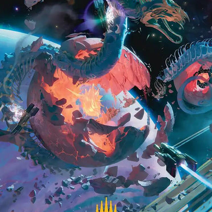 Scavenger Grounds Art Card (47/54) (Gold-Stamped Planeswalker Symbol) [Edge of Eternities Art Series]