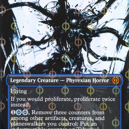 Tekuthal, Inquiry Dominus (Borderless Ichor Step-and-Compleat Foil) [Phyrexia: All Will Be One]