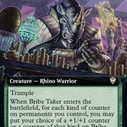 Bribe Taker (Extended Art) [Streets of New Capenna Commander]