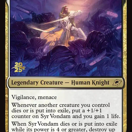 Syr Vondam, Sunstar Exemplar [Edge of Eternities Prerelease Promos]