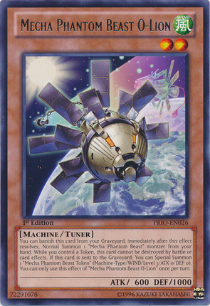 Mecha Phantom Beast O-Lion [PRIO-EN026] Rare