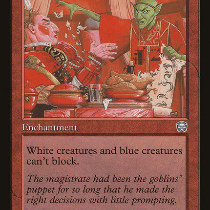 Magistrate's Veto [Mercadian Masques]