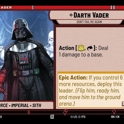 Darth Vader (53/104) - Don't Fail Me Again (53/104) [Intro Battle: Hoth]