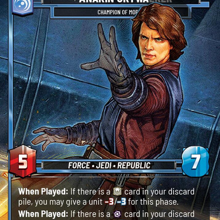 Anakin Skywalker (87) - Champion of Mortis (87) [Organized Play Promos]