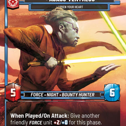 Asajj Ventress (84) - Harden Your Heart (84) [Organized Play Promos]