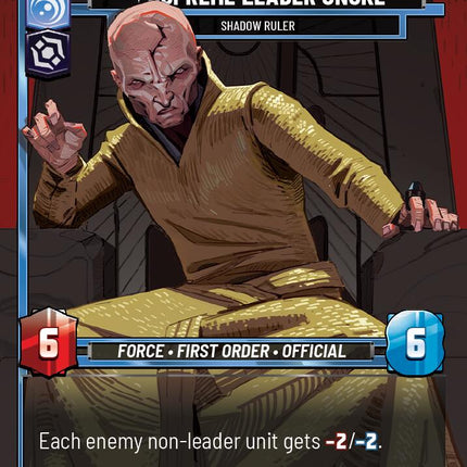 Supreme Leader Snoke (76) - Shadow Ruler (76) [Organized Play Promos]