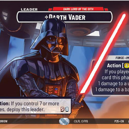 Darth Vader (73) - Dark Lord of the Sith (73) [Organized Play Promos]