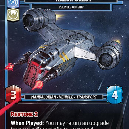 Razor Crest (67) - Reliable Gunship (67) [Organized Play Promos]