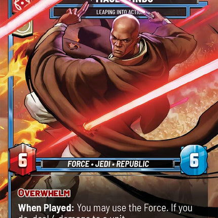 Mace Windu (69) - Leaping into Action (69) [Organized Play Promos]