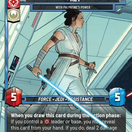 Rey (71) - With Palpatine's Power (71) [Organized Play Promos]