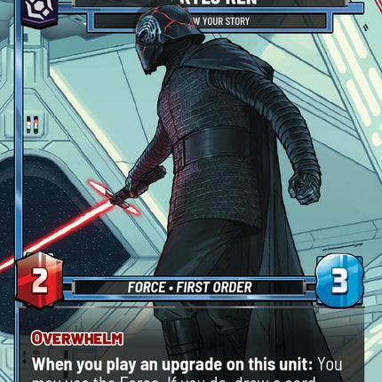 Kylo Ren - I Know Your Story (72) (72) [Organized Play Promos]