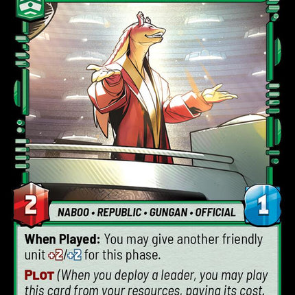 Jar Jar Binks (111/264) - Mesa Propose (111/264) [Secrets of Power]