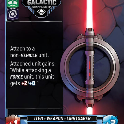 Inquisitor's Lightsaber (106) (106) [Organized Play Promos]