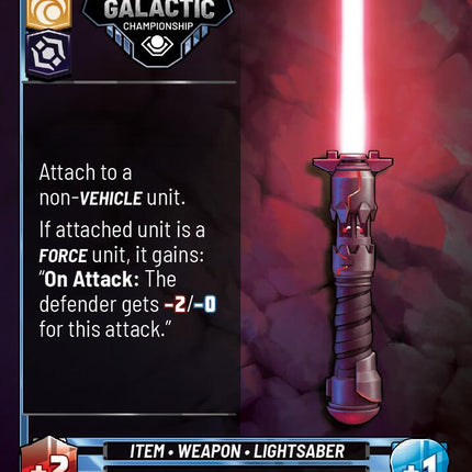 Corrupted Saber (110) (110) [Organized Play Promos]