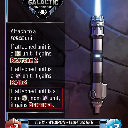 Constructed Lightsaber (112) (112) [Organized Play Promos]