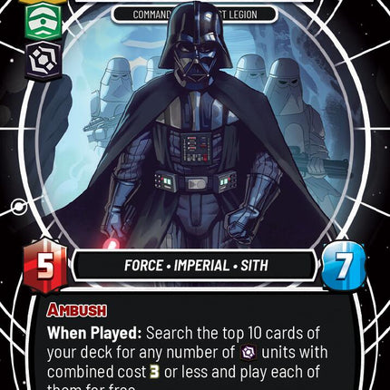 Darth Vader (103) - Commanding the First Legion (103) [Organized Play Promos]