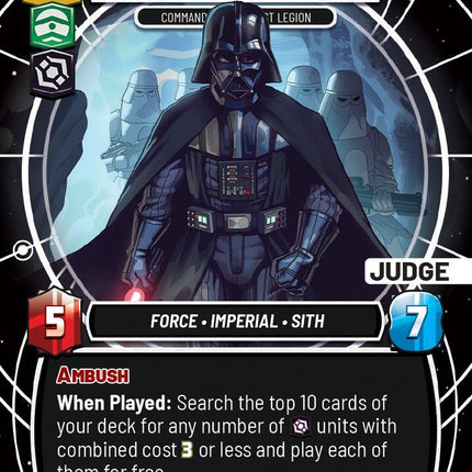 Darth Vader (117) - Commanding the First Legion (117) [Judge Promos]