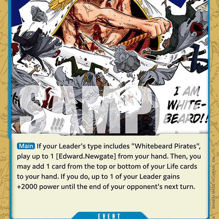 I Am Whitebeard!! [Starter Deck: Ace & Newgate]