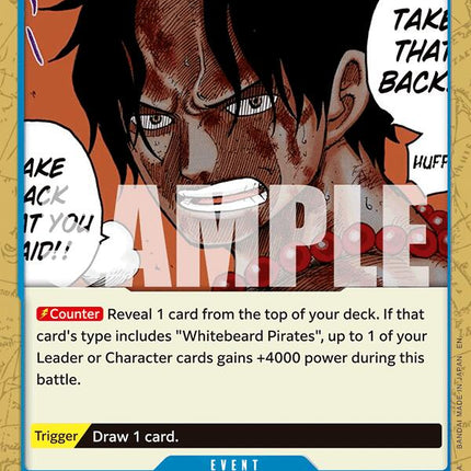 Take That Back!! Take Back What You Said!! [Starter Deck: Ace & Newgate]