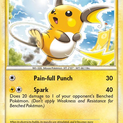 Raichu (33/90) [HeartGold & SoulSilver: Undaunted]
