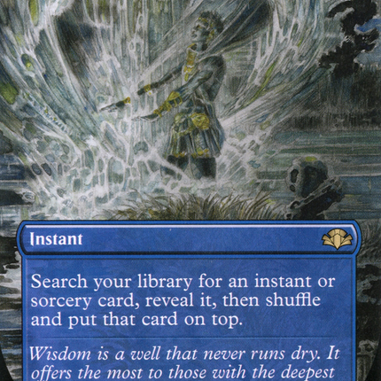 Mystical Tutor (Borderless Alternate Art) [Dominaria Remastered]