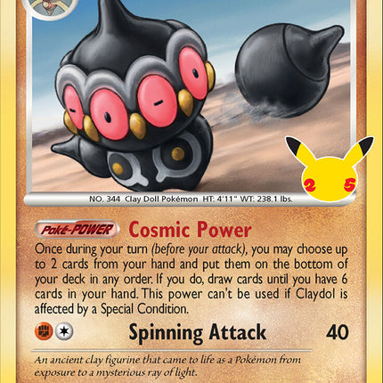 Claydol (15/106) [Celebrations: 25th Anniversary - Classic Collection]