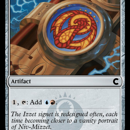 Izzet Signet [Ravnica: Clue Edition]