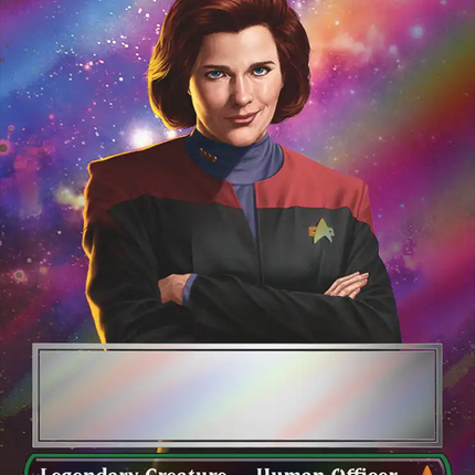 Captain Kathryn Janeway (Borderless) (Signed) [Star Trek]