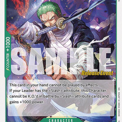 Roronoa Zoro [Legacy of the Master Release Event Cards]