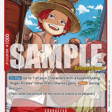 Shanks [Legacy of the Master Release Event Cards]