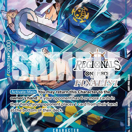 Trafalgar Law (Online Regional Finalist Card Set 2025 Vol.2) [One Piece Promotion Cards]